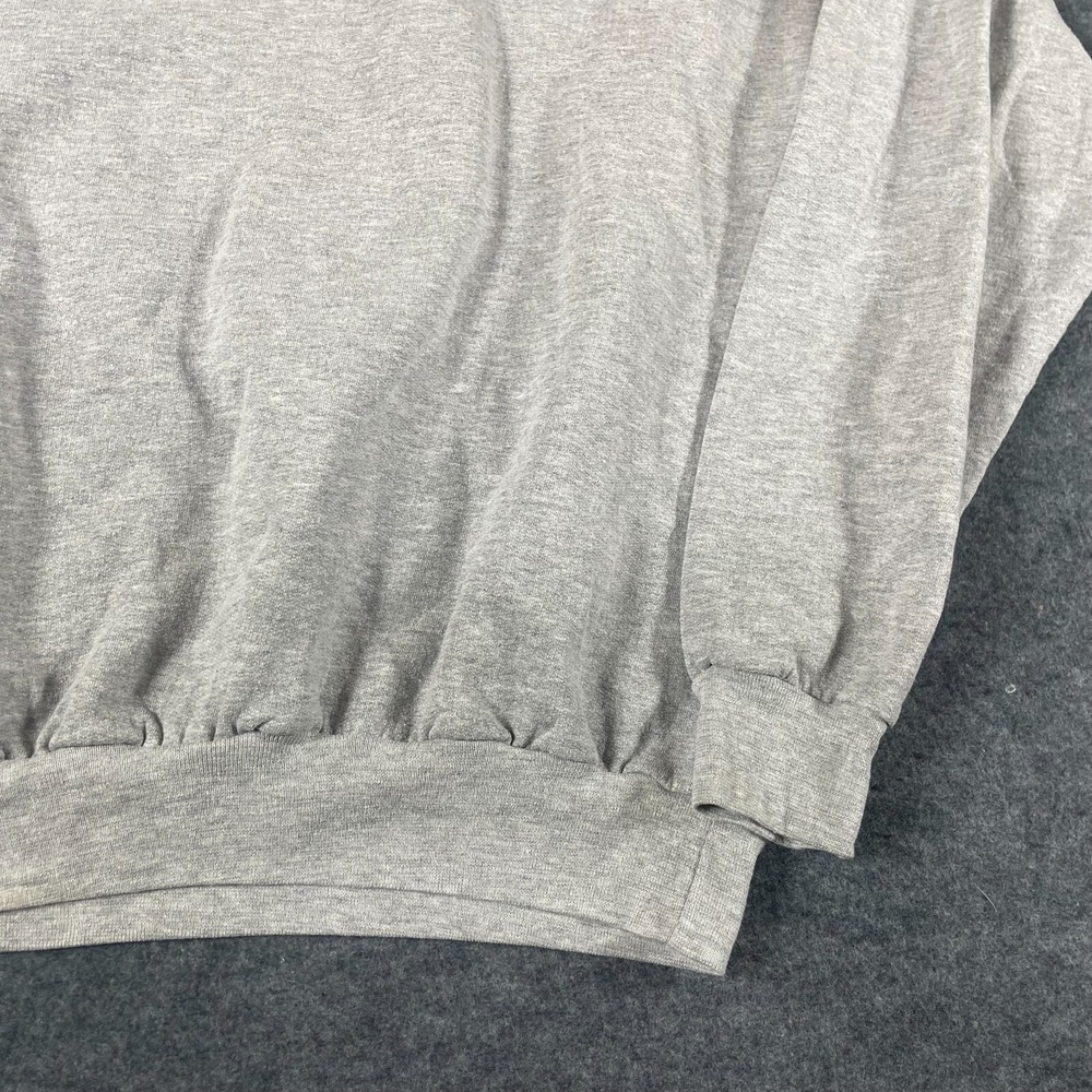 VTG Hanes Sweatshirt Mens Large Gray Crewneck Pullover Waikiki Mexican Grill 90s - Picture 9 of 12
